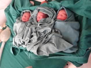 Triplets born at SFWH